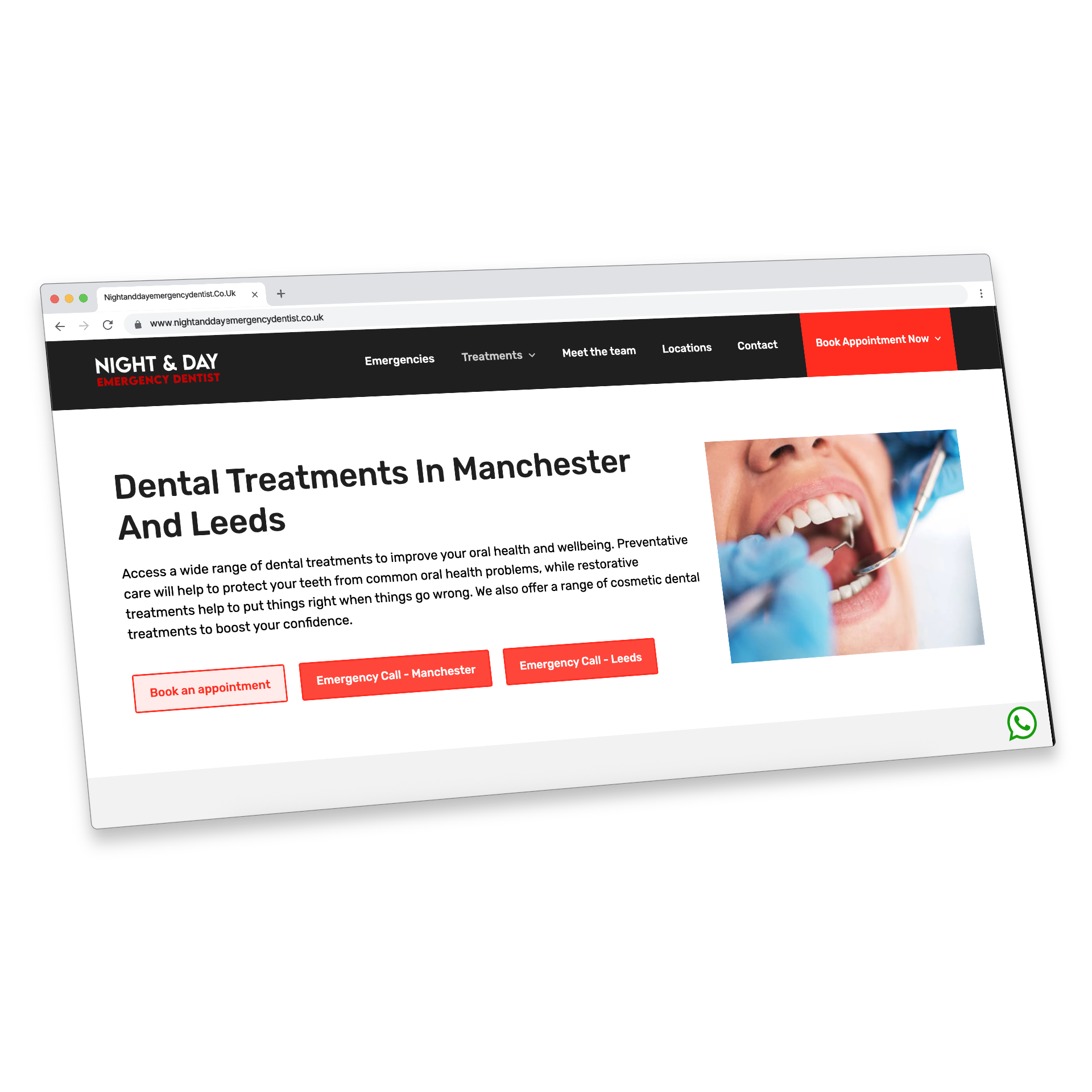 Night and Day Emergency Dentist Digital Marketing